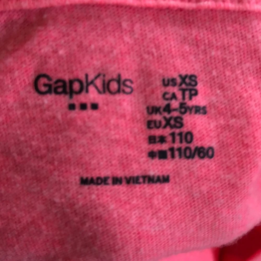 Cute GAP Glitter Long Sleeve Pink Tee Sz XS Y2K‎